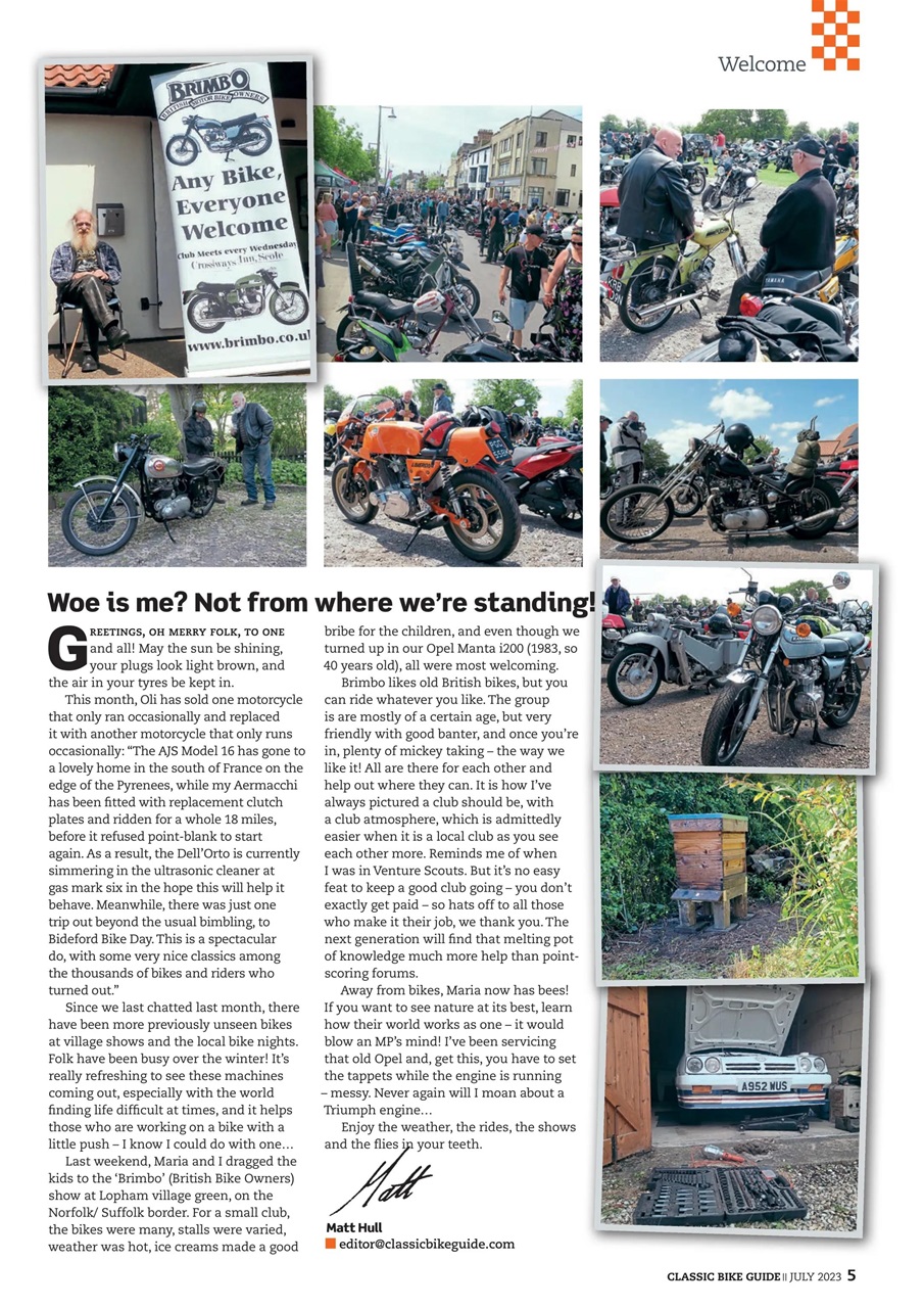 Classic Bike Guide Preview Pages