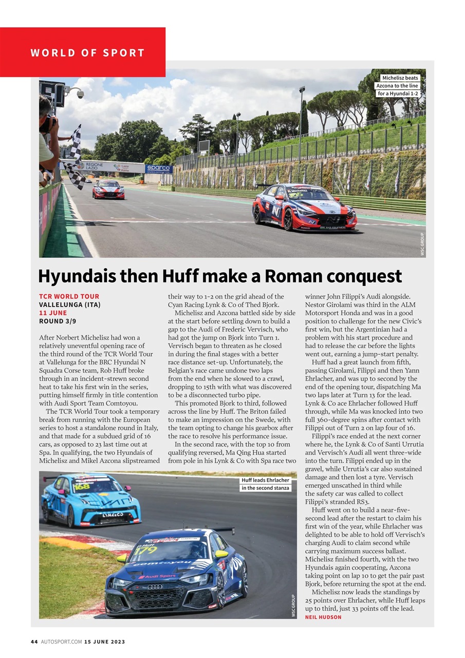 Autosport Preview Pages
