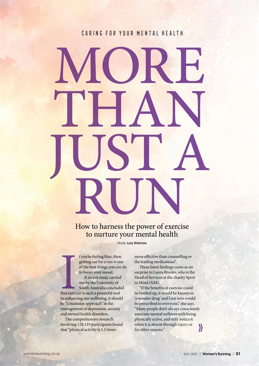 Women’s Running Preview Pages