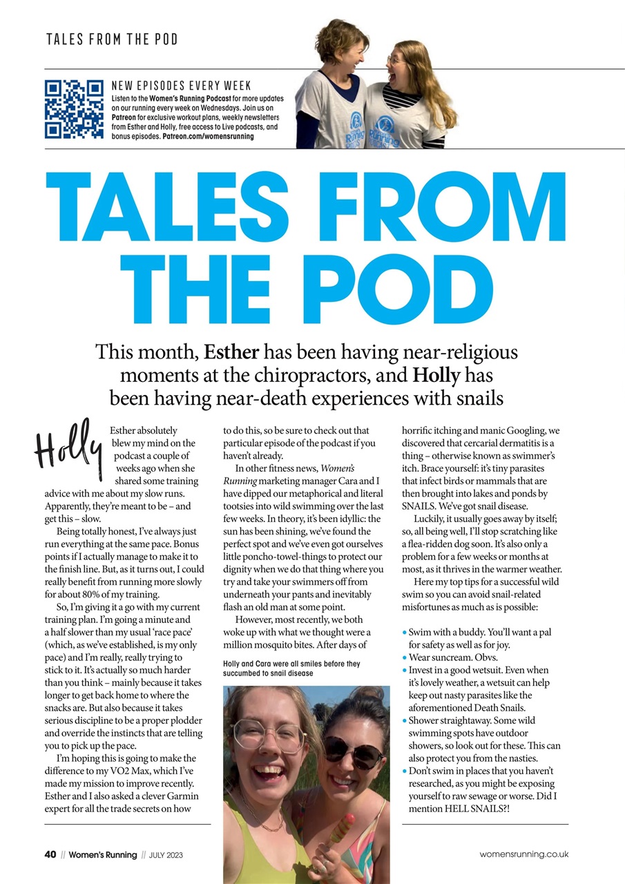 Women’s Running Preview Pages