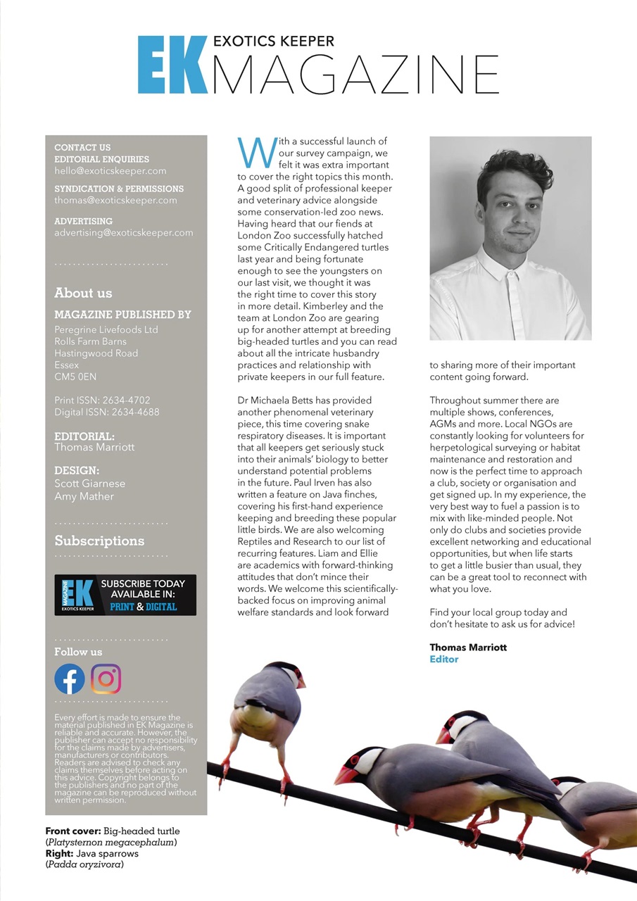 Exotics Keeper Preview Pages