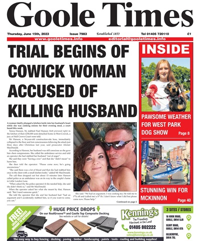Goole Times issue June 15th 2023