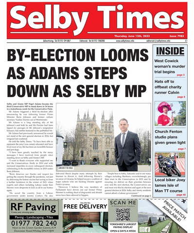 Selby Times issue June 15th 2023