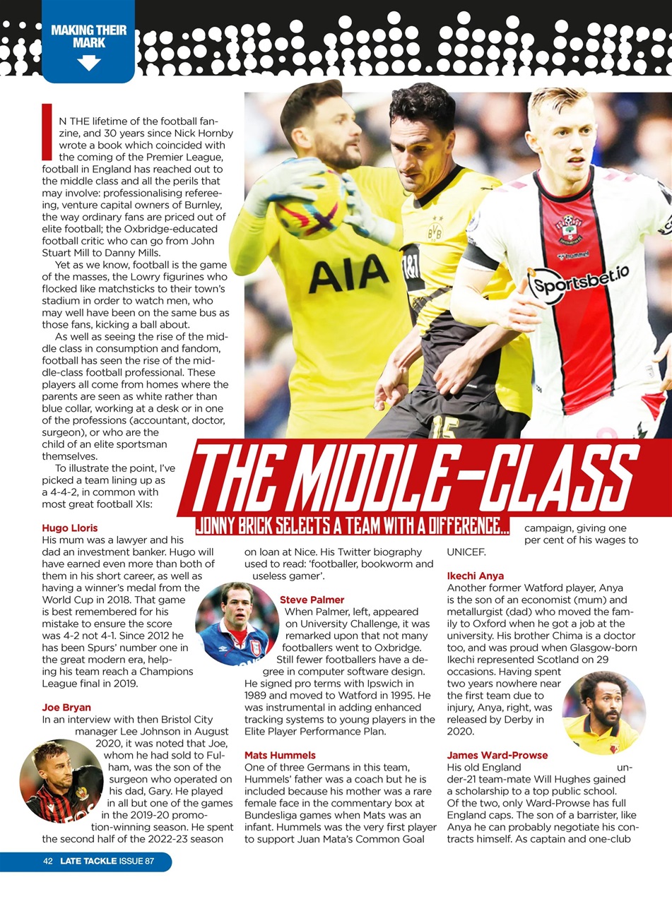 Late Tackle Football Magazine Preview Pages