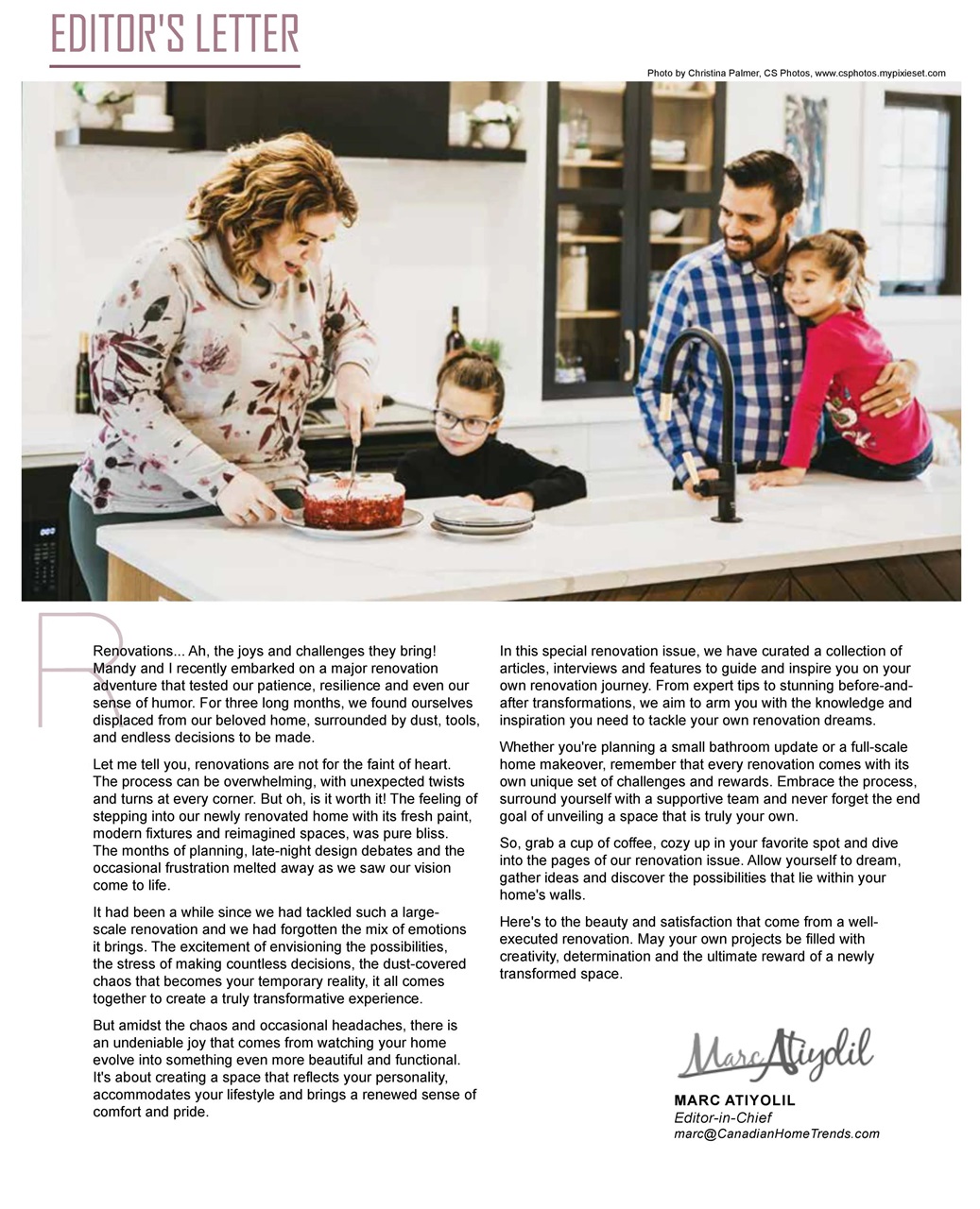 Canadian Home Trends Preview Pages