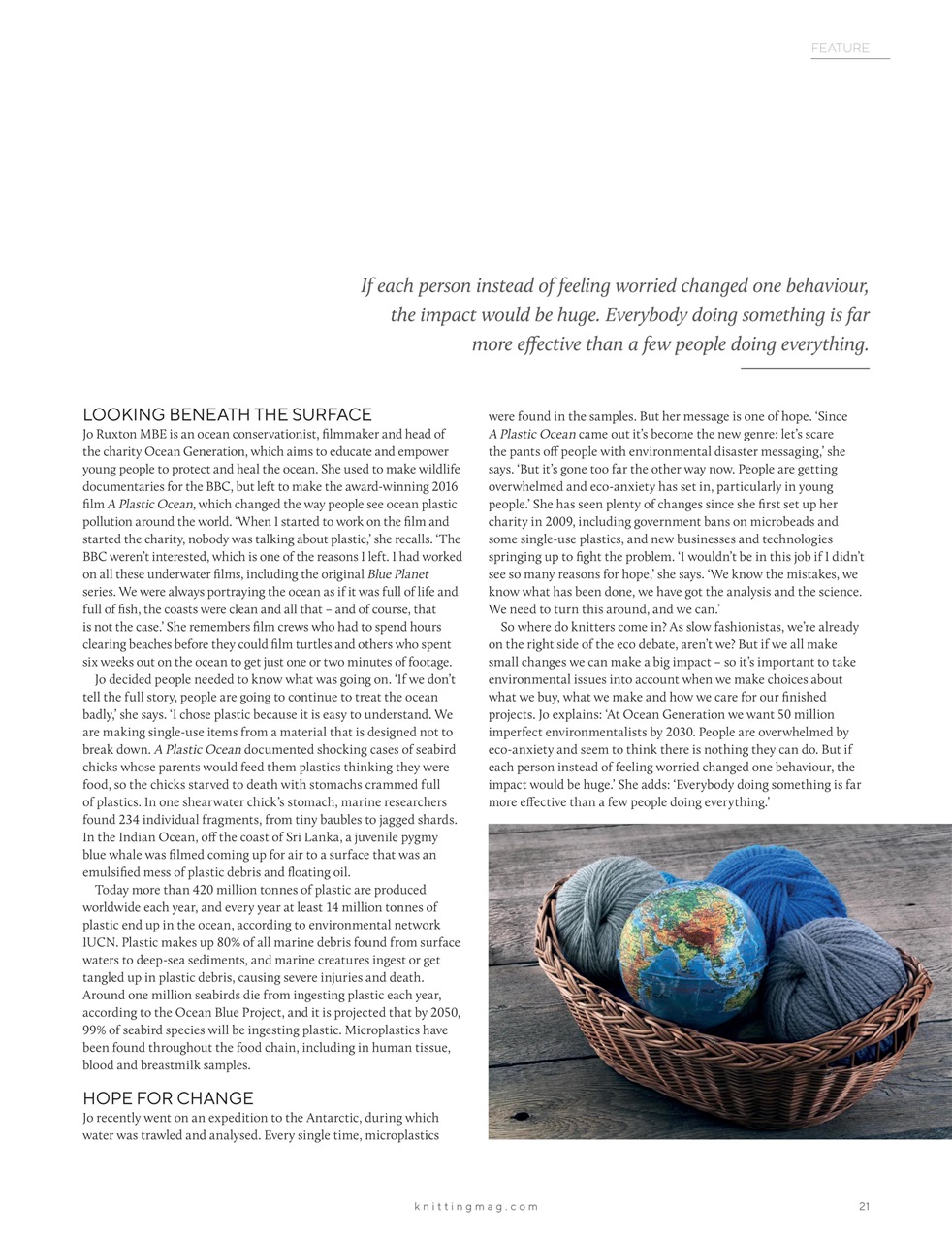 Knitting Preview Pages