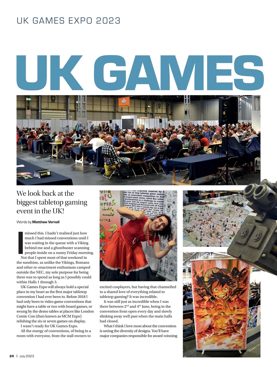 Tabletop Gaming Preview Pages