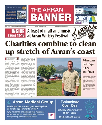 Arran Banner issue 16-Jun-2023
