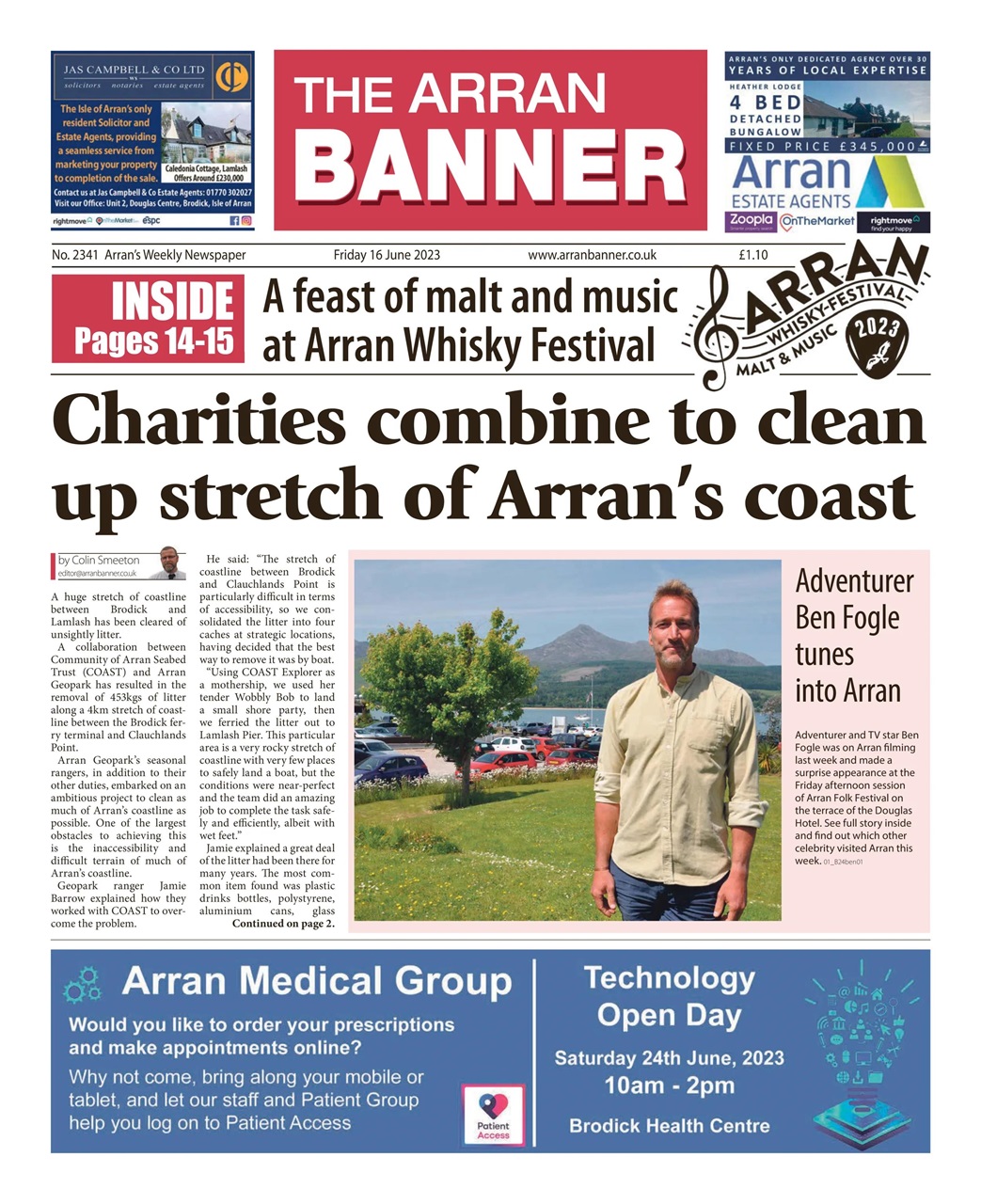 Arran Banner Preview Pages