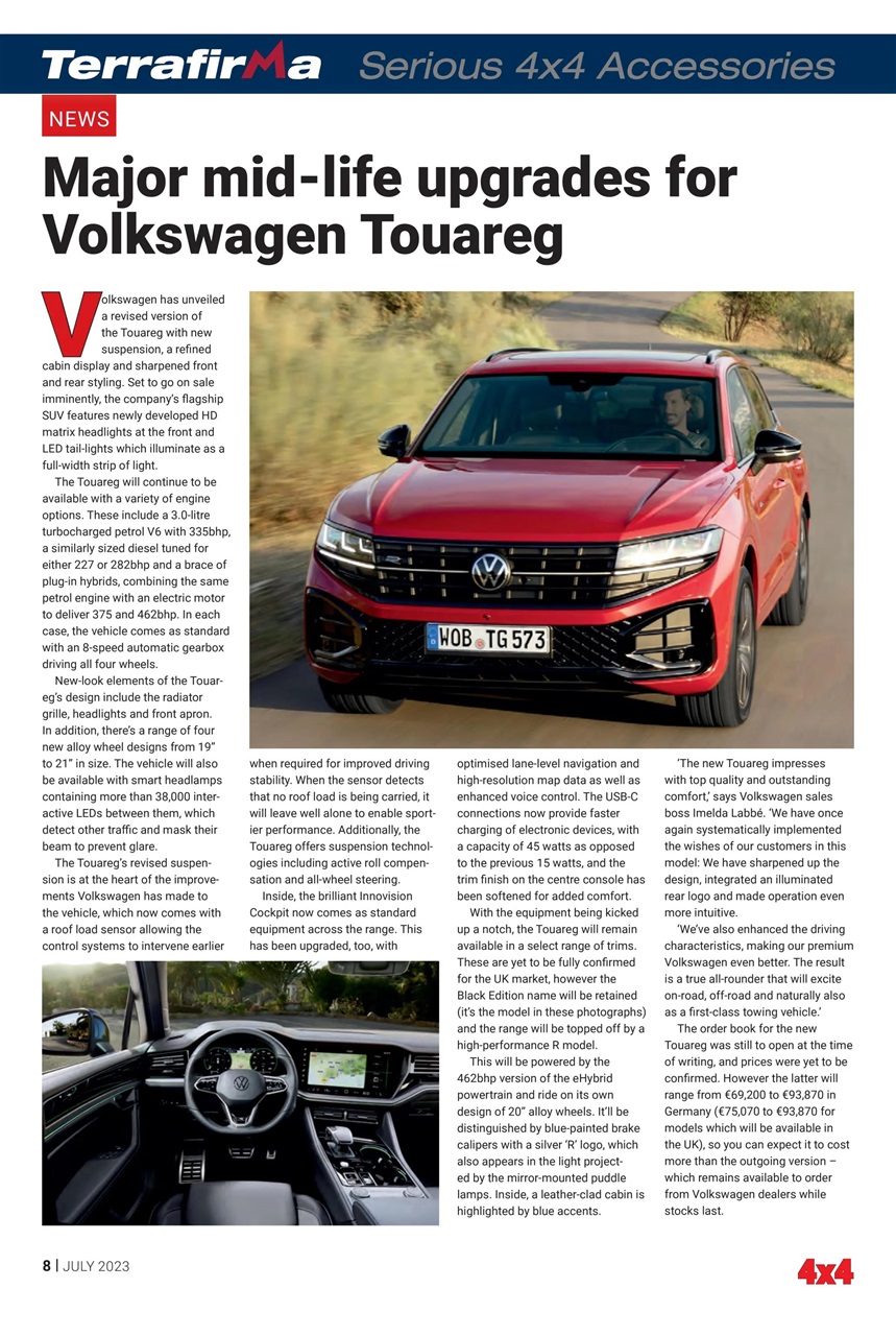 Overlander 4X4 Preview Pages