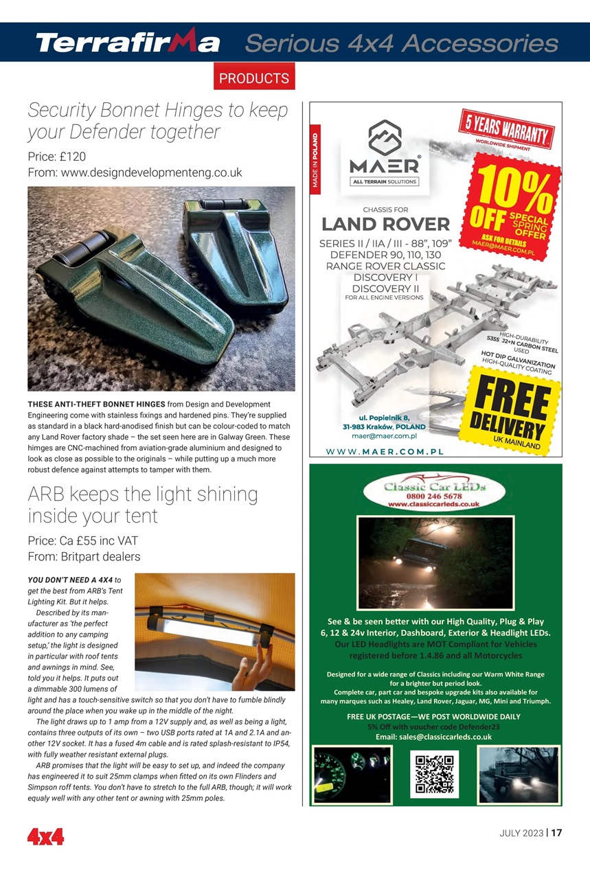 Overlander 4X4 Preview Pages
