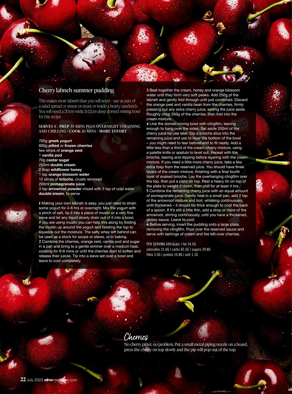 Olive Magazine Preview Pages