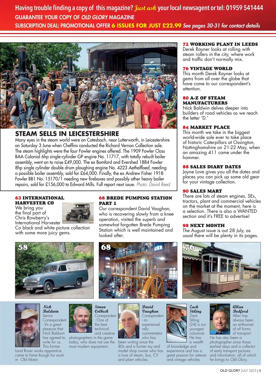 Old Glory Magazine Preview Pages