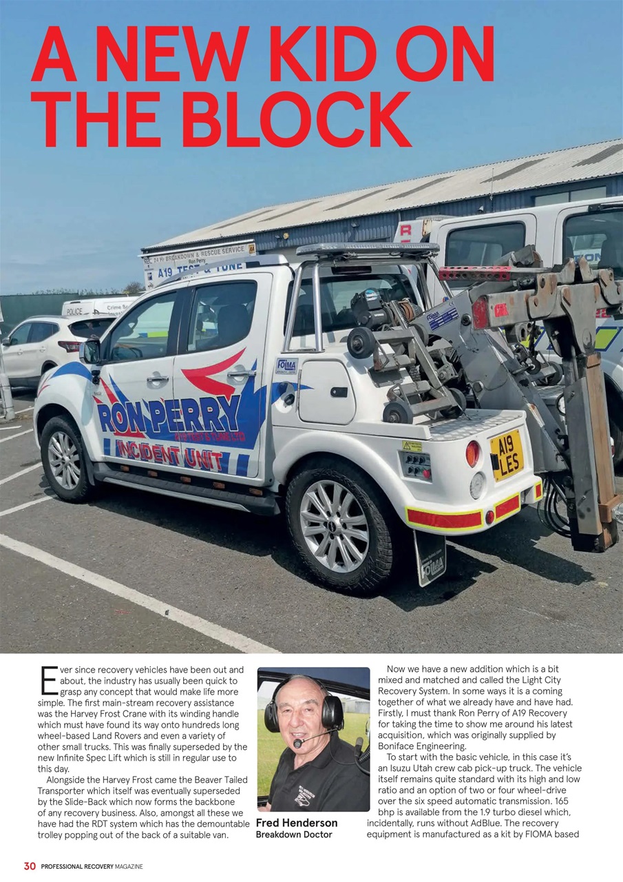 Professional Recovery Magazine Preview Pages