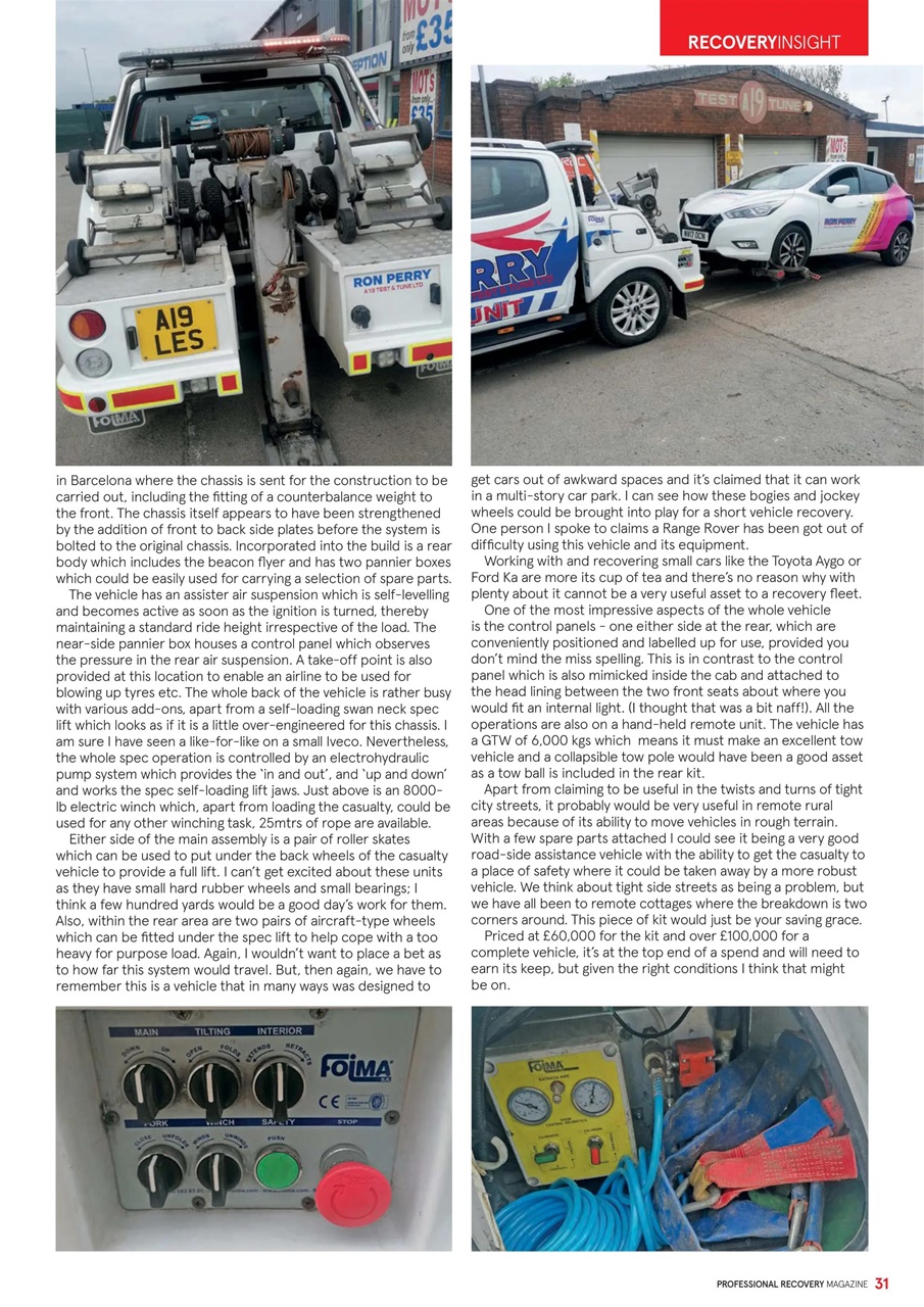 Professional Recovery Magazine Preview Pages