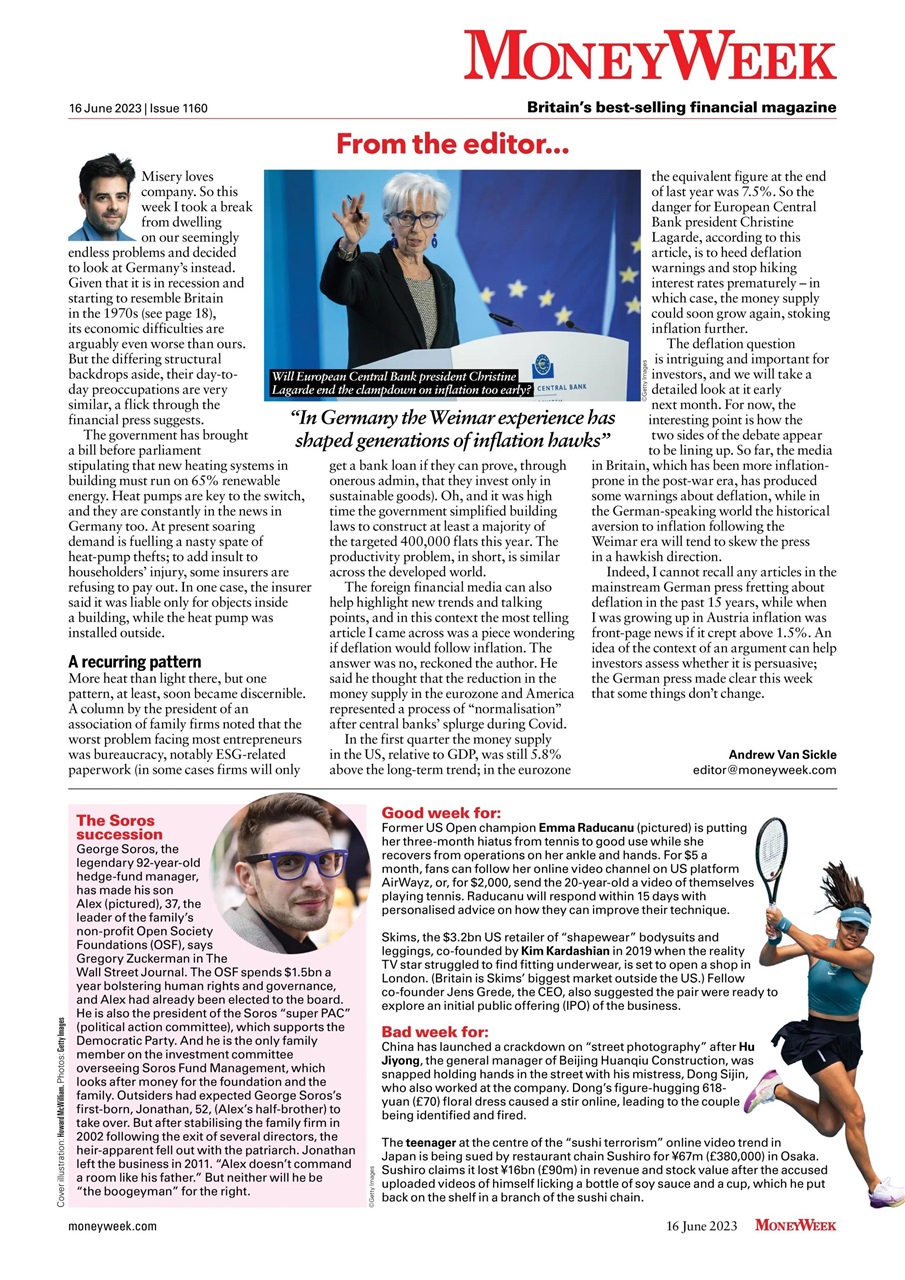 MoneyWeek Preview Pages