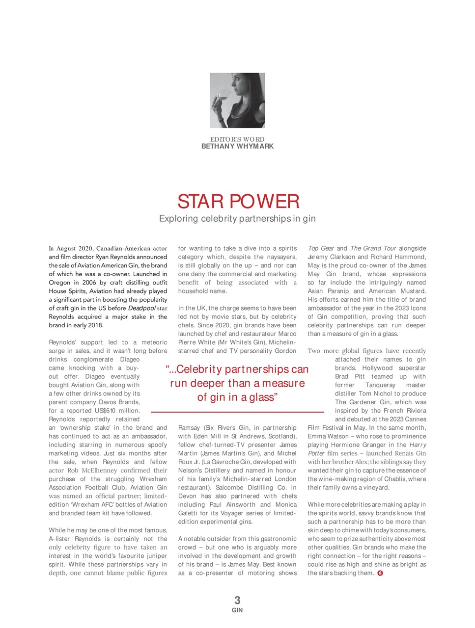 Gin Magazine Preview Pages