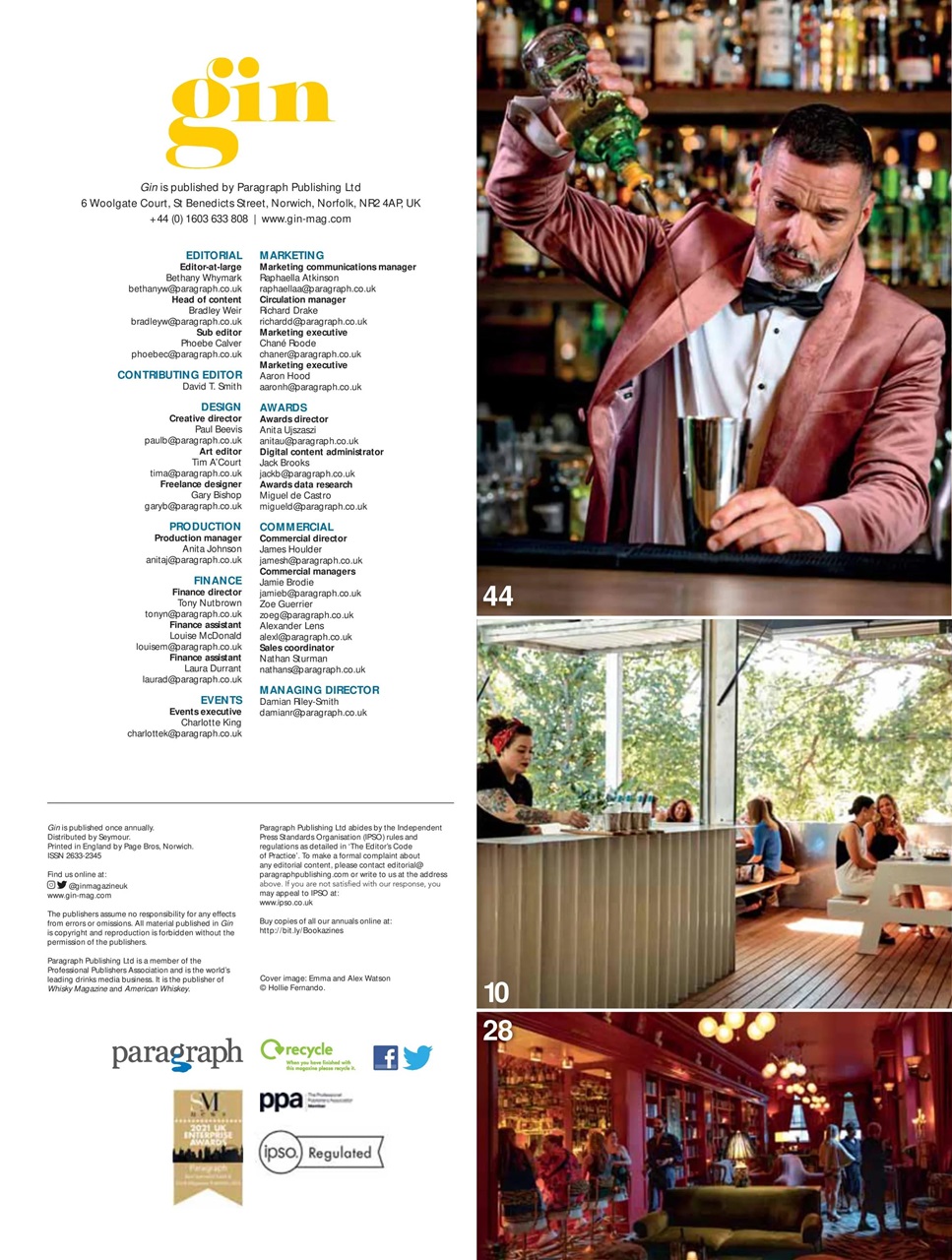 Gin Magazine Preview Pages