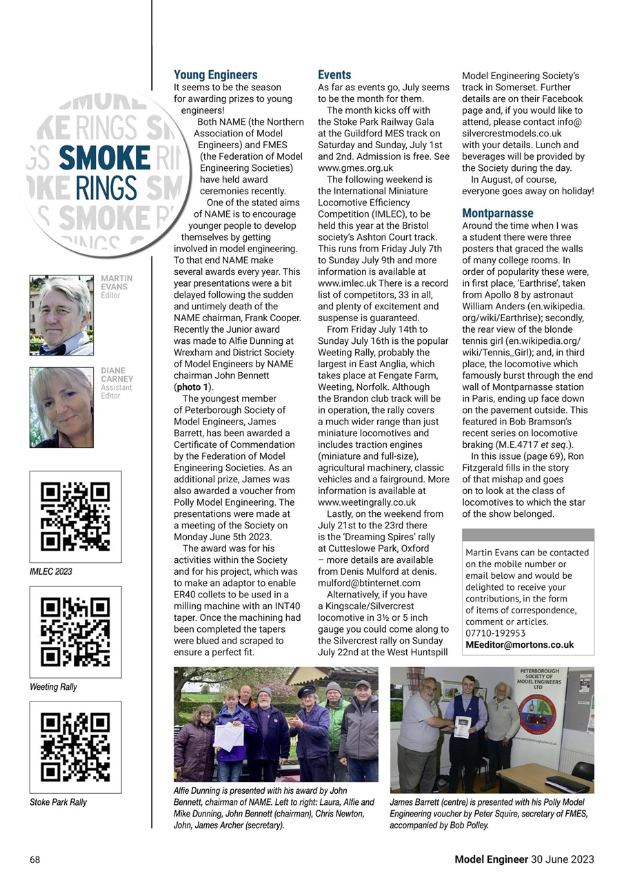 Model Engineer Preview Pages