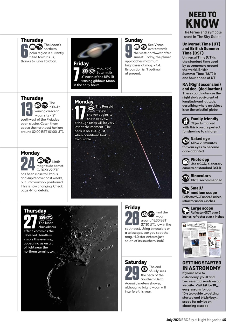 BBC Sky at Night Magazine Preview Pages