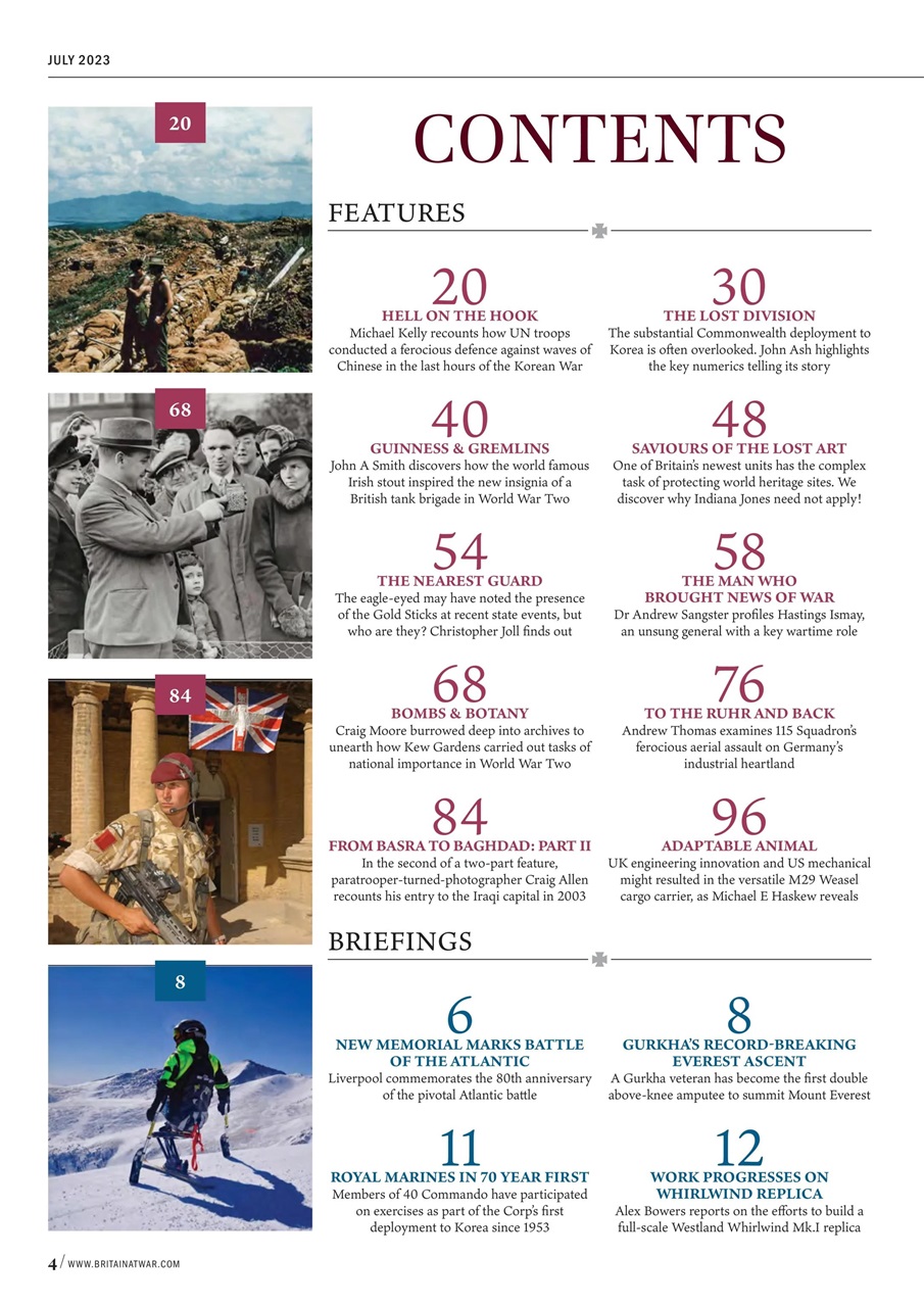 Britain at War Magazine Preview Pages