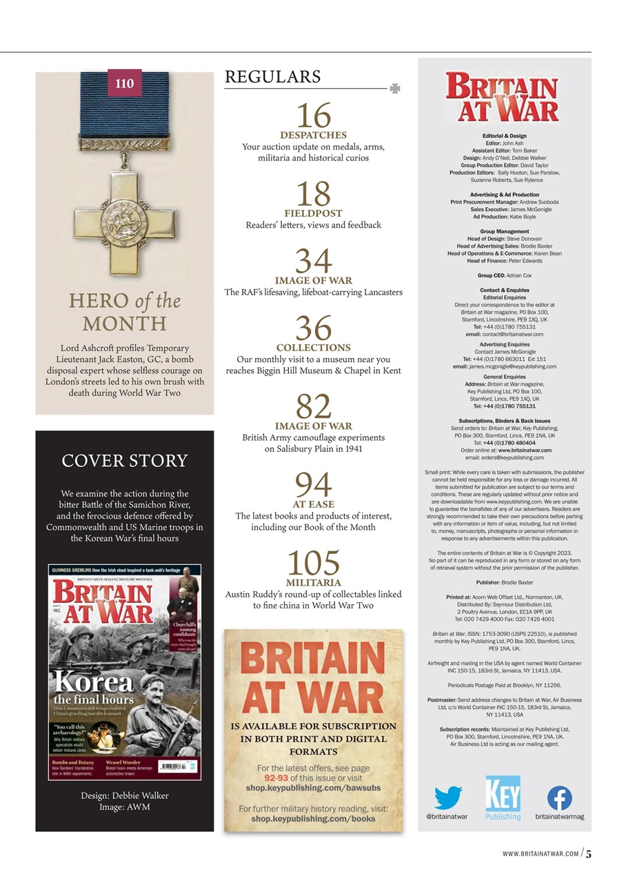 Britain at War Magazine Preview Pages