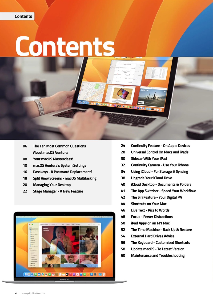 Mac + MacBook User Preview Pages