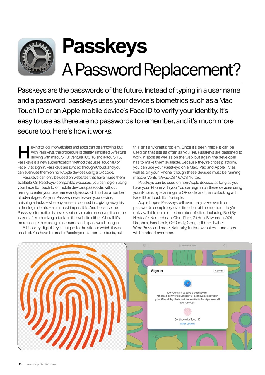Mac + MacBook User Preview Pages