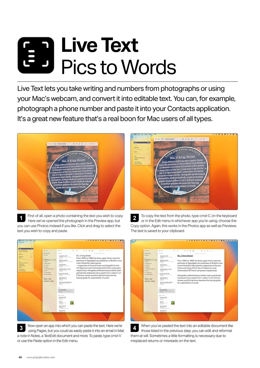 Mac + MacBook User Preview Pages