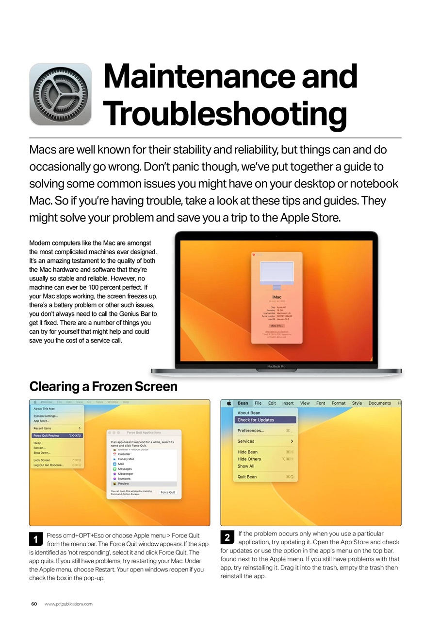 Mac + MacBook User Preview Pages