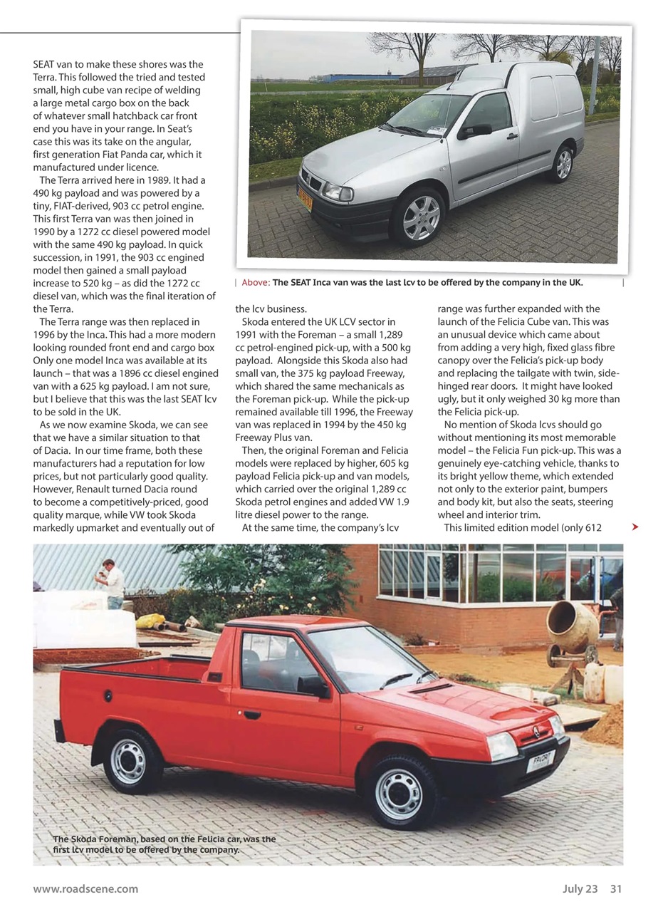 Vintage Roadscene Preview Pages