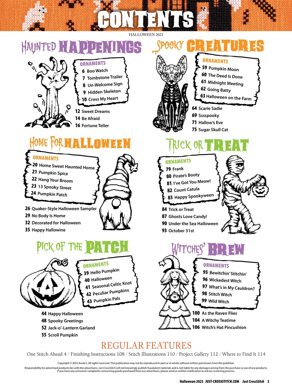 Just CrossStitch Preview Pages