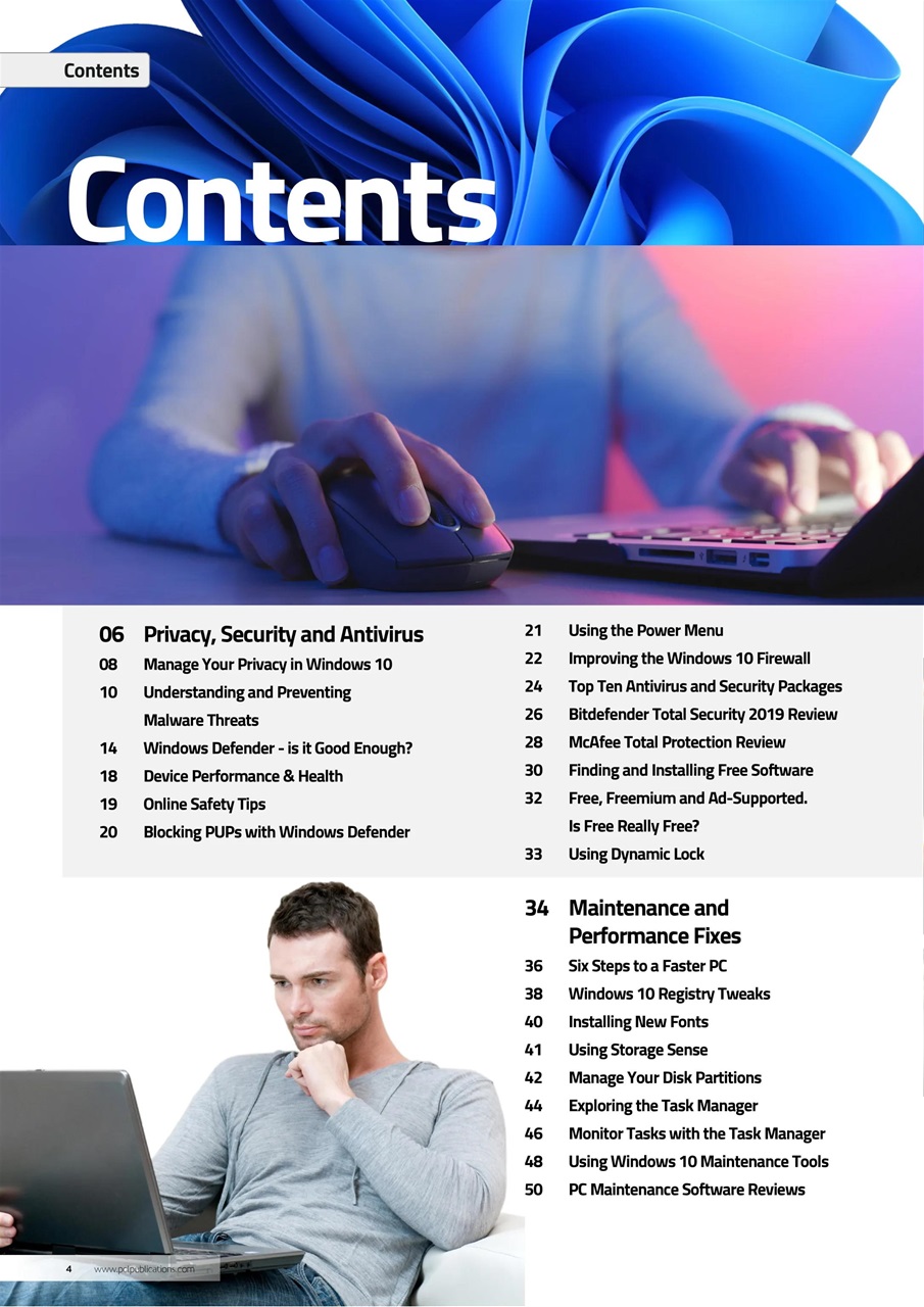 Windows User Preview Pages