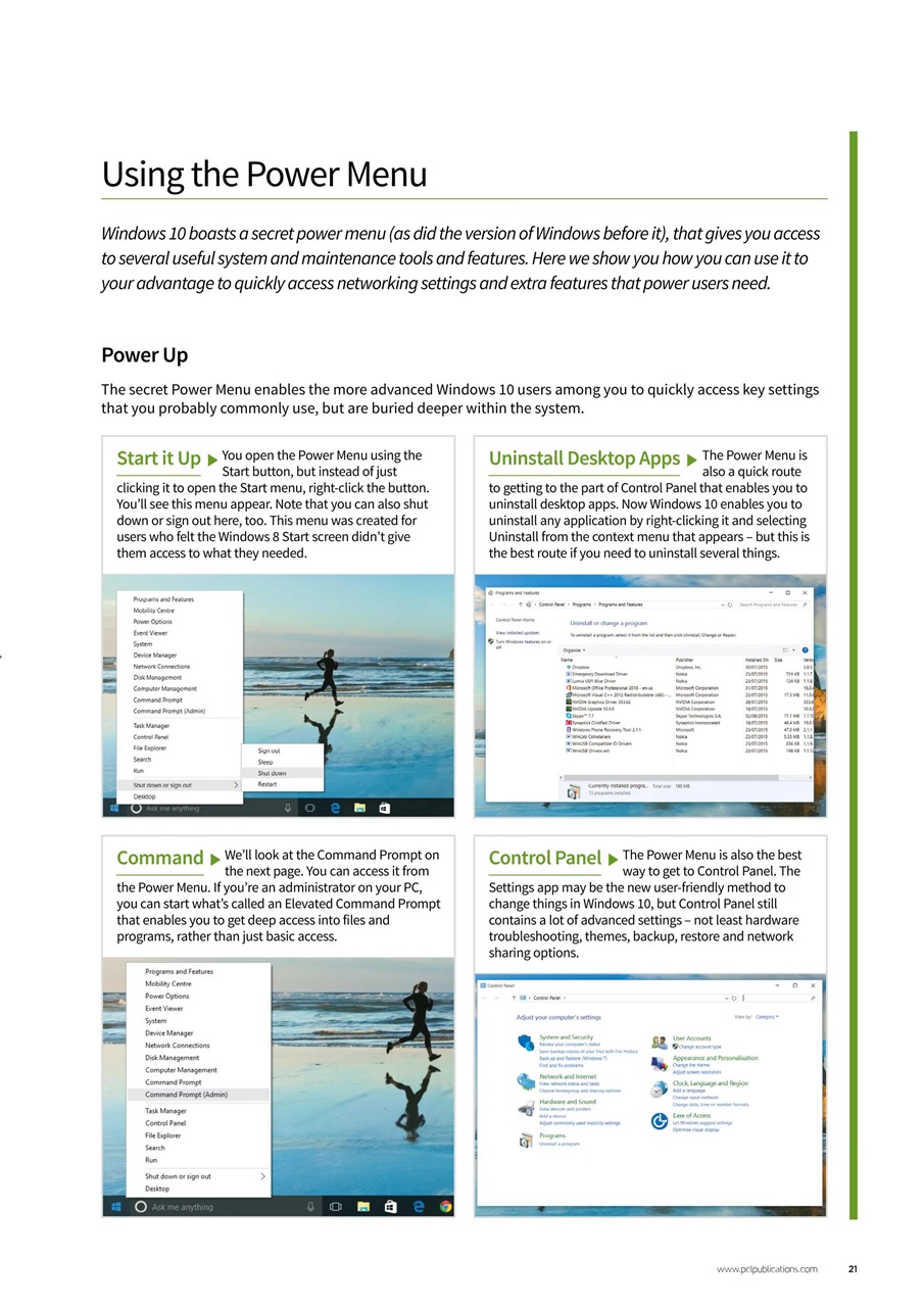 Windows User Preview Pages
