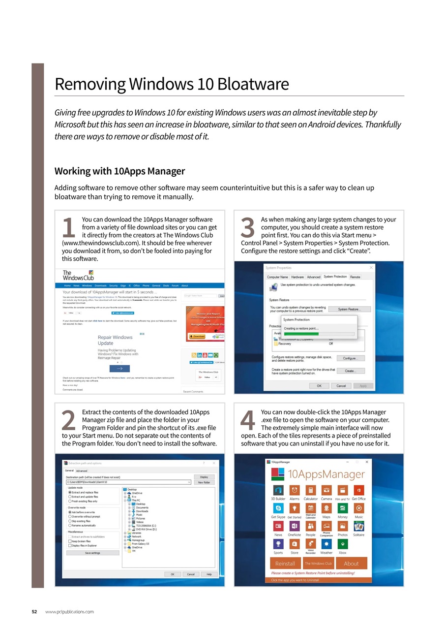 Windows User Preview Pages