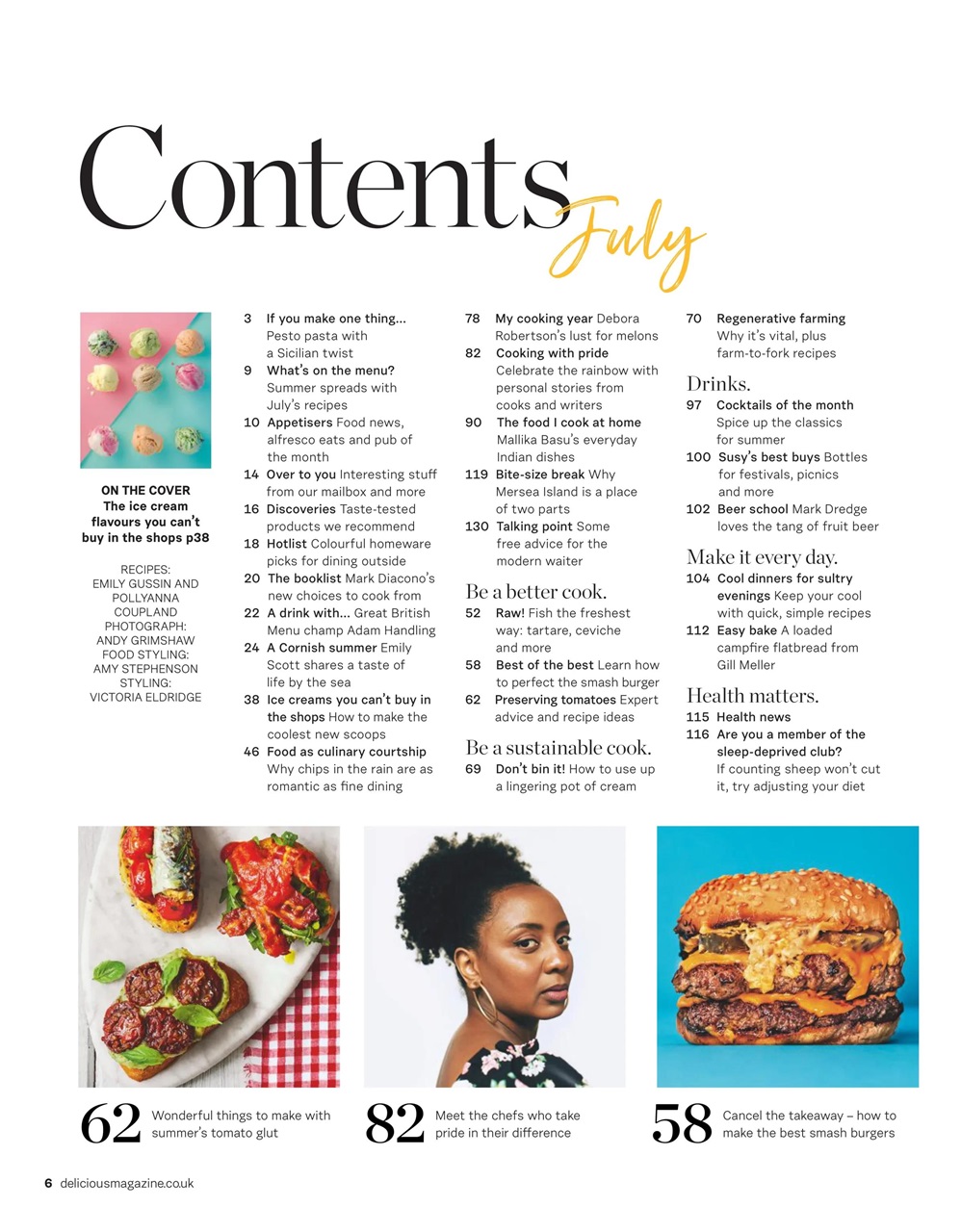 delicious. Magazine Preview Pages