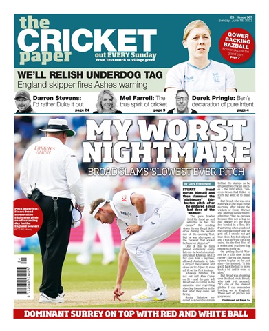 The Cricket Paper issue 18-06-2023
