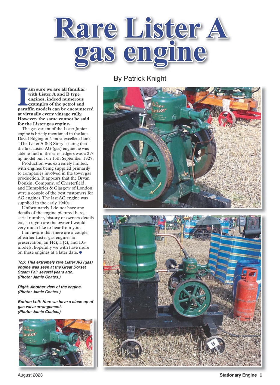 Stationary Engine Preview Pages
