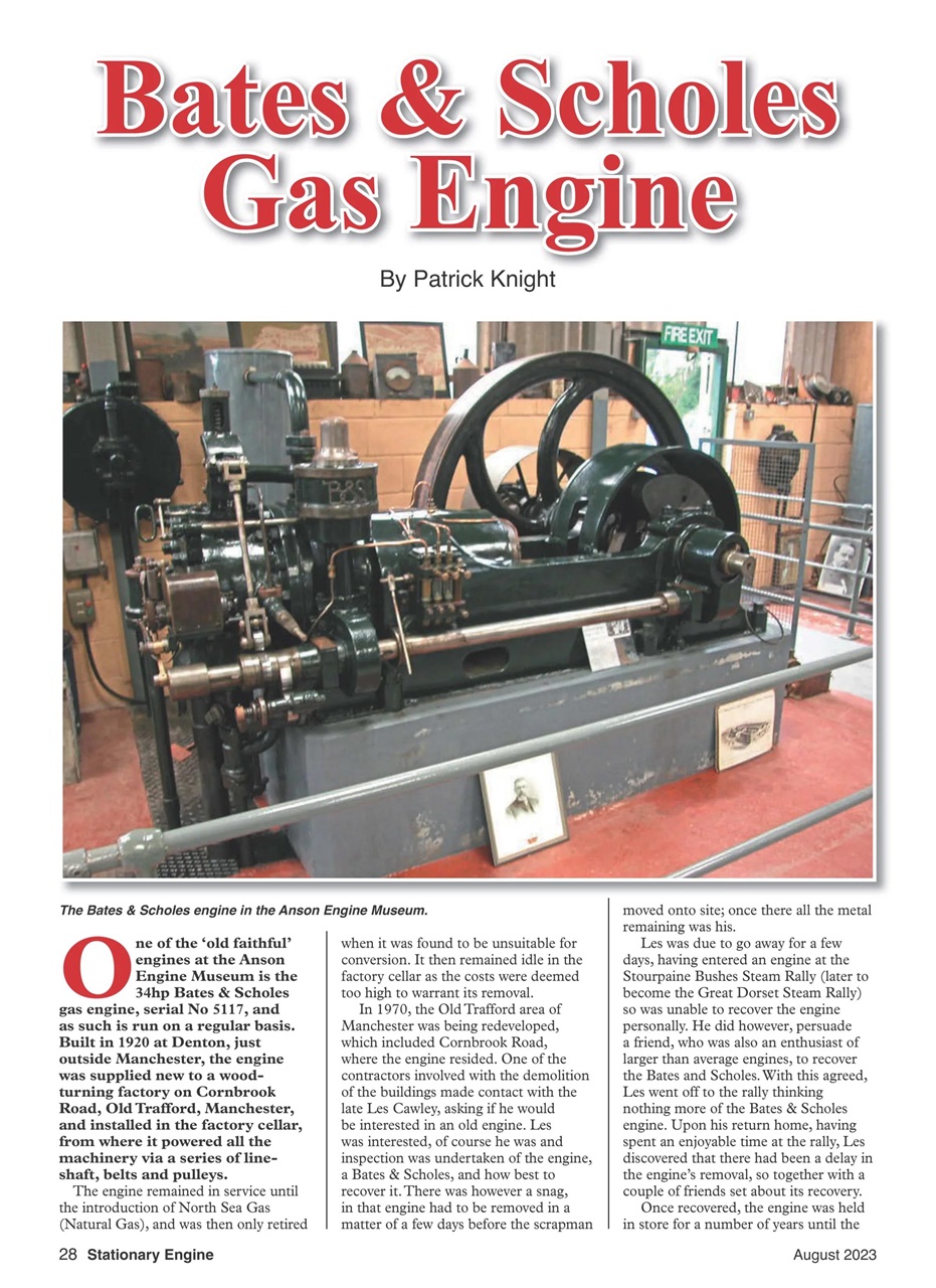 Stationary Engine Preview Pages