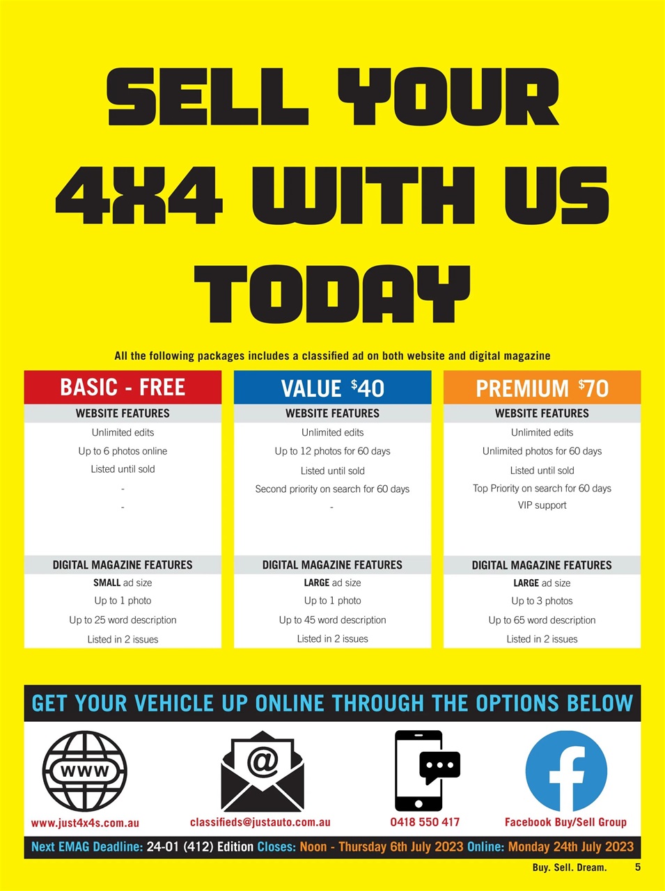 JUST 4X4S Preview Pages