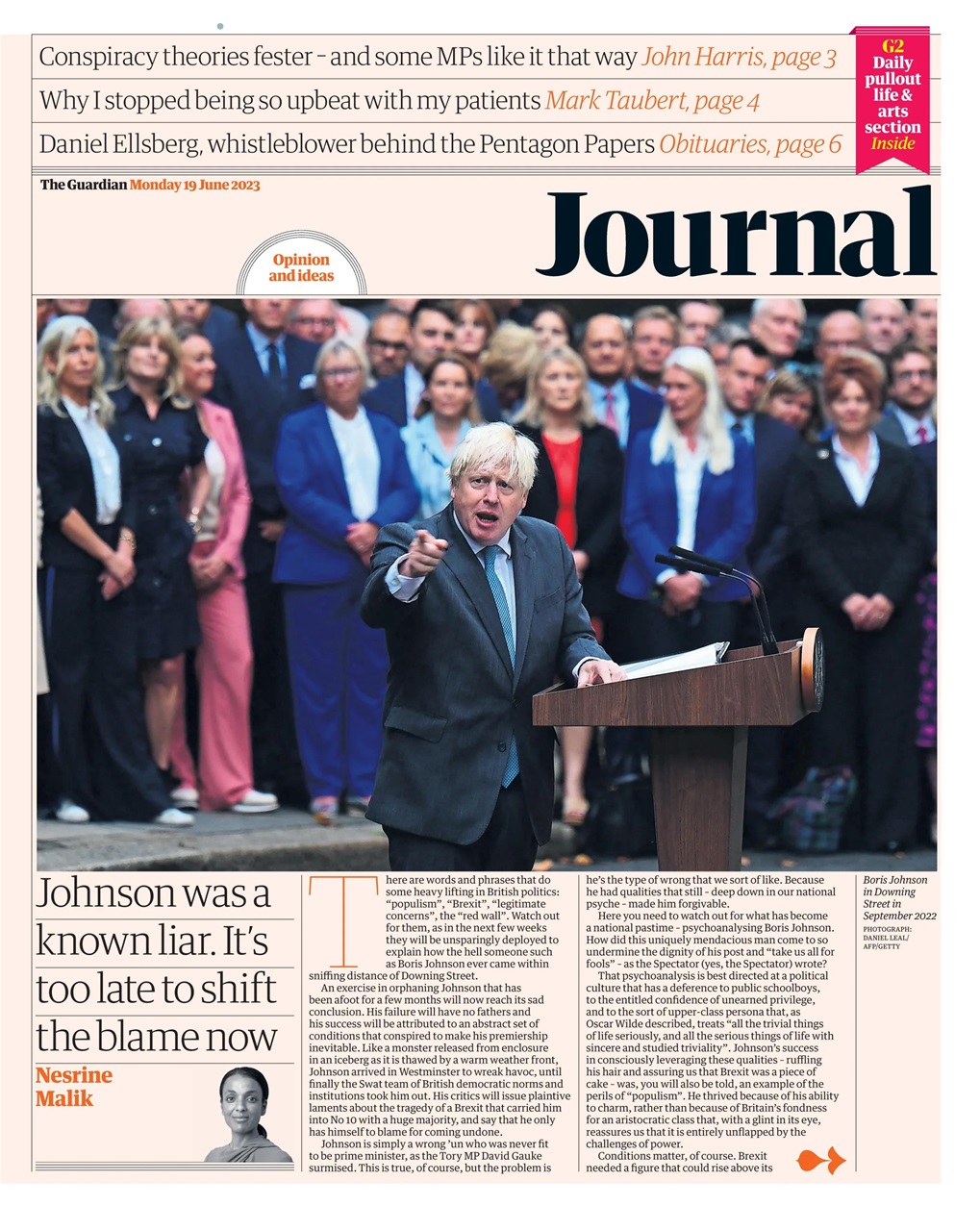 The Guardian Newspaper Preview Pages