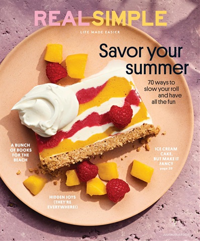 Real Simple issue July August 2023