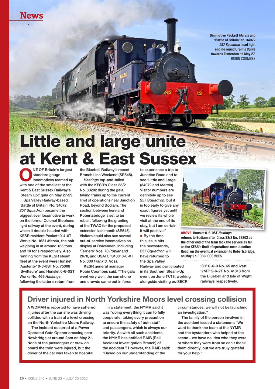 Steam Railway Preview Pages