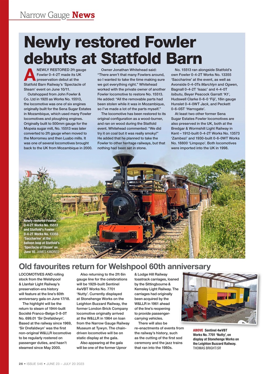 Steam Railway Preview Pages