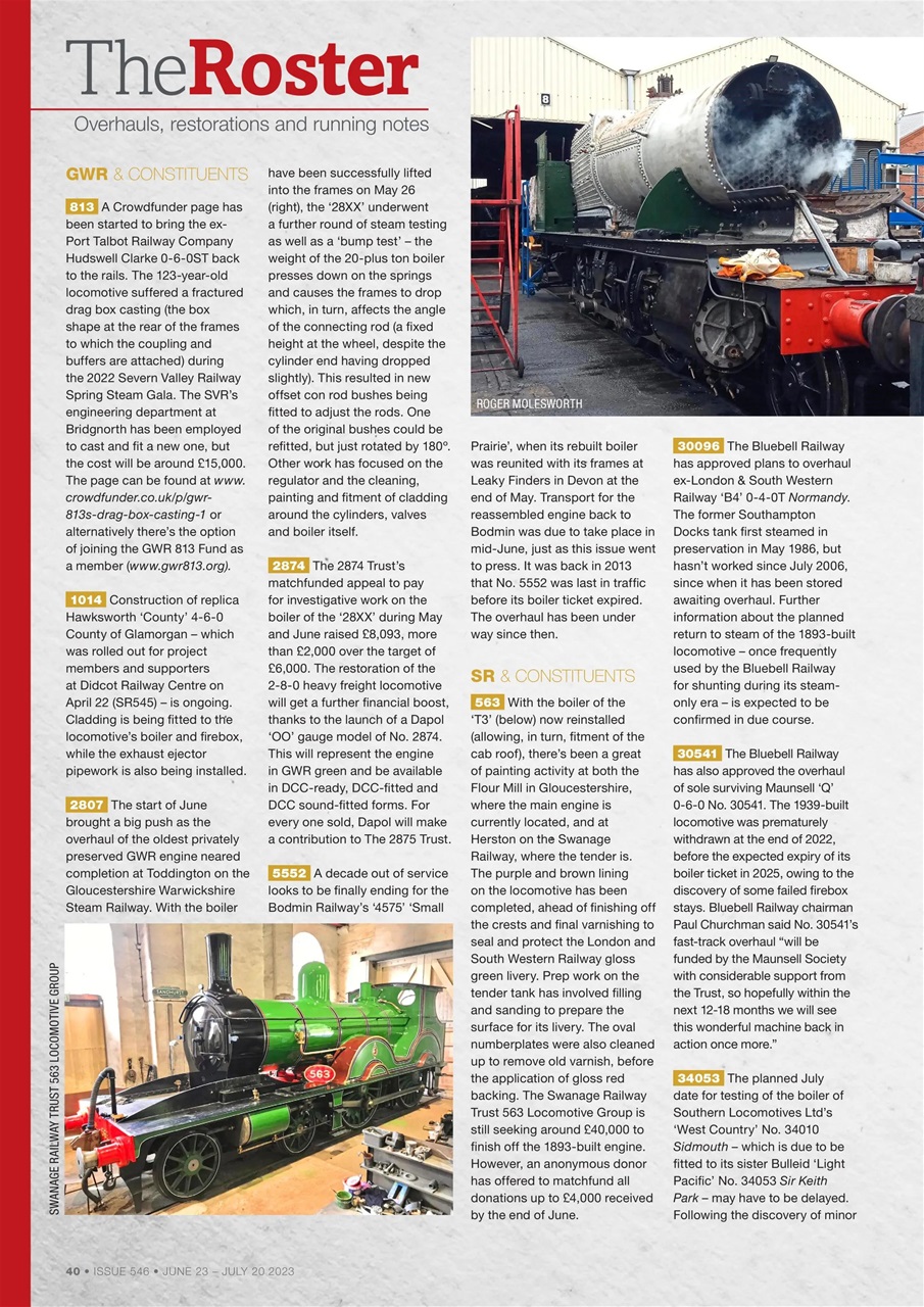 Steam Railway Preview Pages