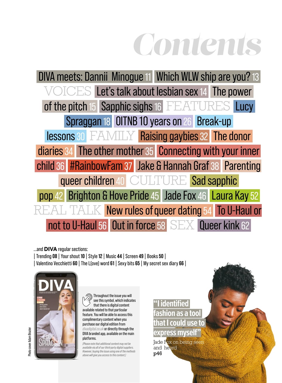 DIVA Magazine Preview Pages