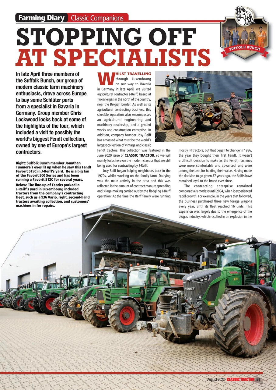 Classic Tractor Preview Pages