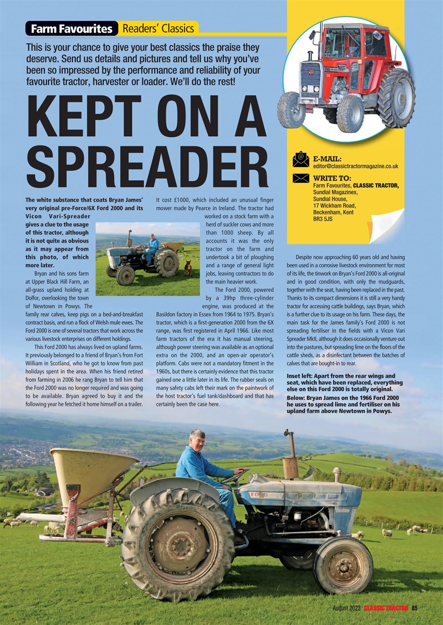 Classic Tractor Preview Pages