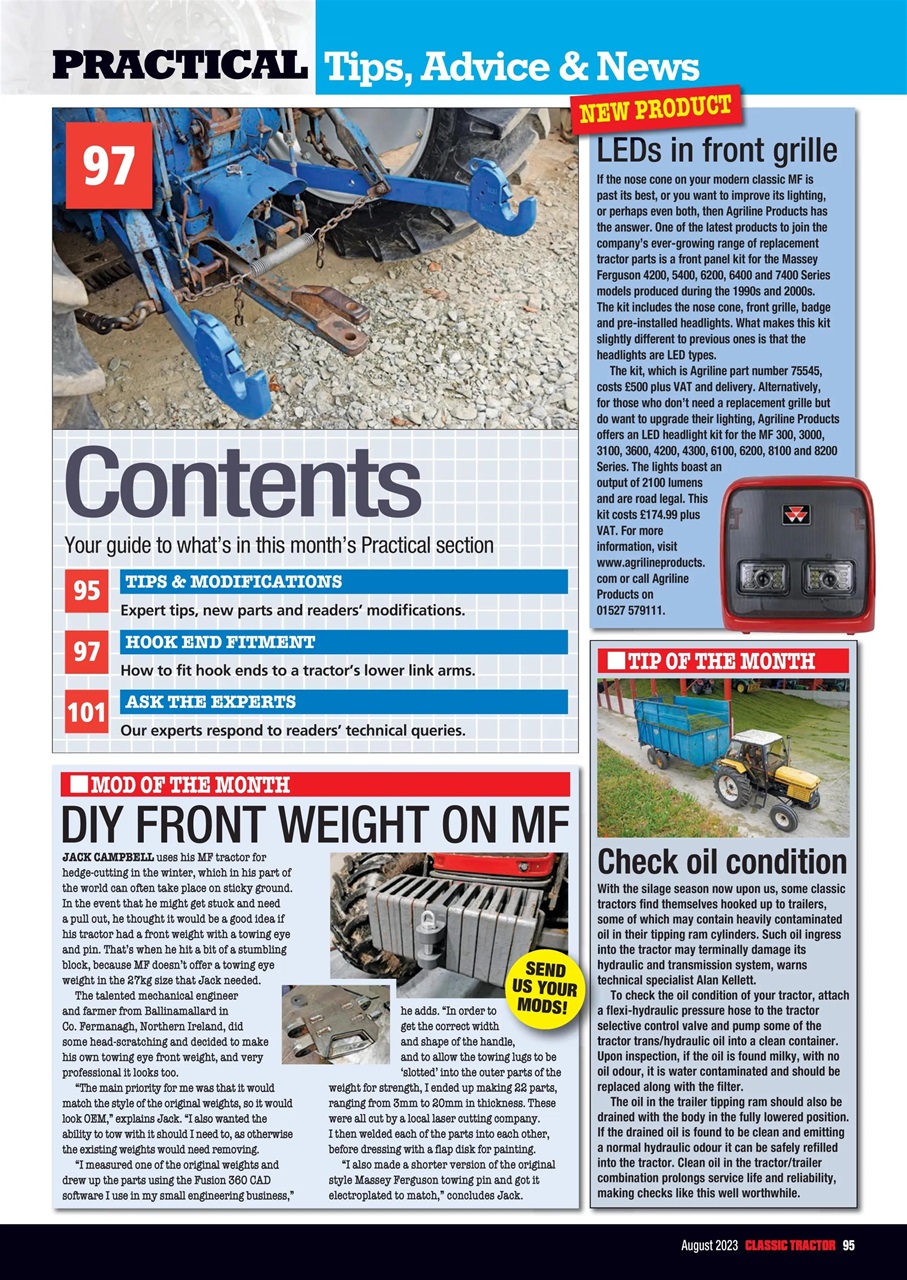 Classic Tractor Preview Pages