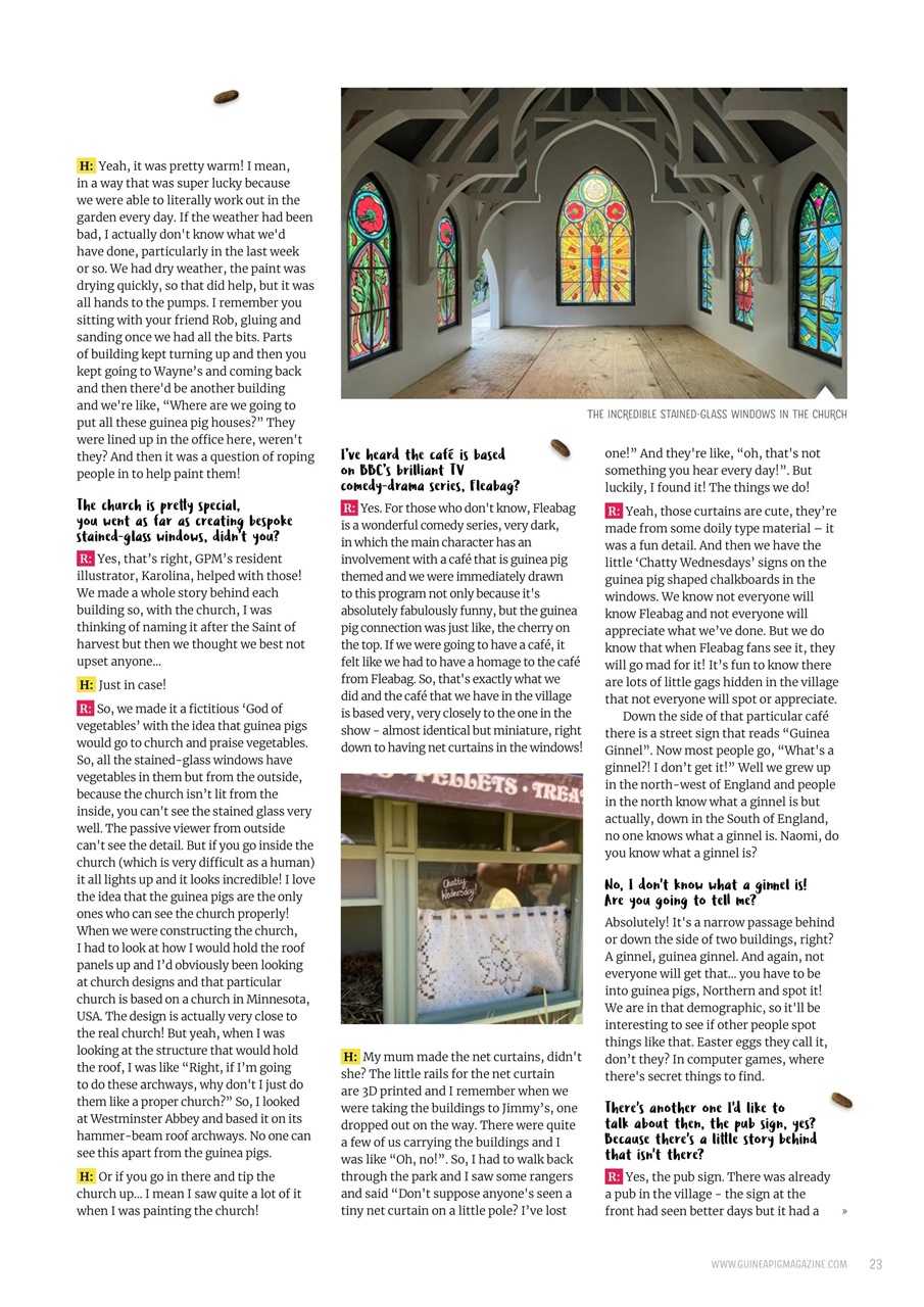 Guinea Pig Magazine Preview Pages